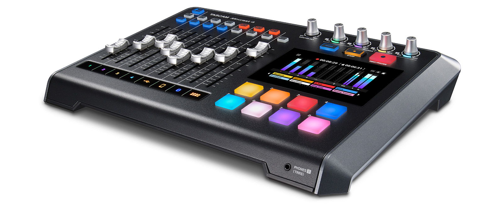 TASCAM Introduces the Mixcast 4 Podcast Station | News Details