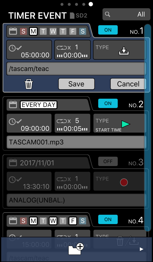 TASCAM SS250 CONTROL V2.00