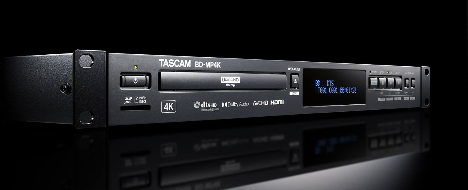 TASCAM Expands Professional Blu-ray Line with BD-MP4K Professional