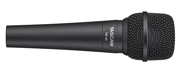 thumbnail image 2 of Tascam TM-82 Dynamic Microphone - For Vocals & Instruments, Professional Studio & Live Recording, Black 2 of 12
